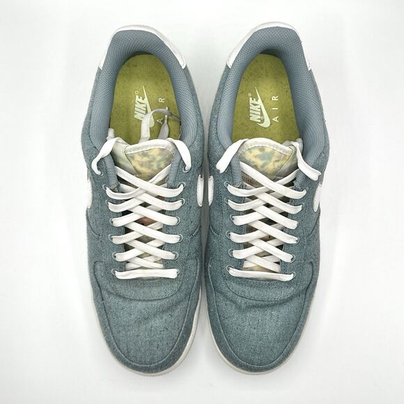 Nike Air Force 1 Low \'07 \'Recycled Canvas Mens Size 12 Ozone Blue CN0866-001 main image 11